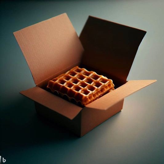 Custom Waffle Boxes Panda Scientist